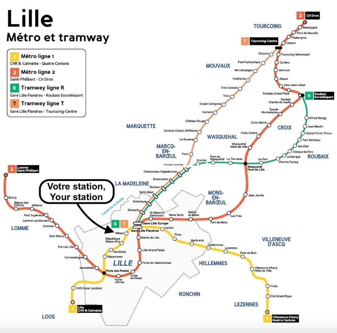 Lille Centre - Superb 60M2 2Bed Apartment ! エクステリア 写真